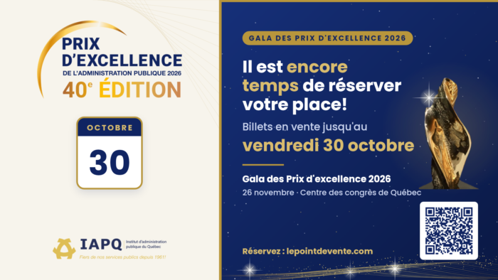 Il est encore temps de réserver votre place! Billets en vente jusqu'au vendredi 30 octobre