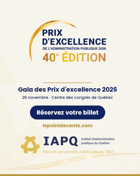 Vidéo institutionnelle du Gala des Prix d'excellence 2026, format 4:5
